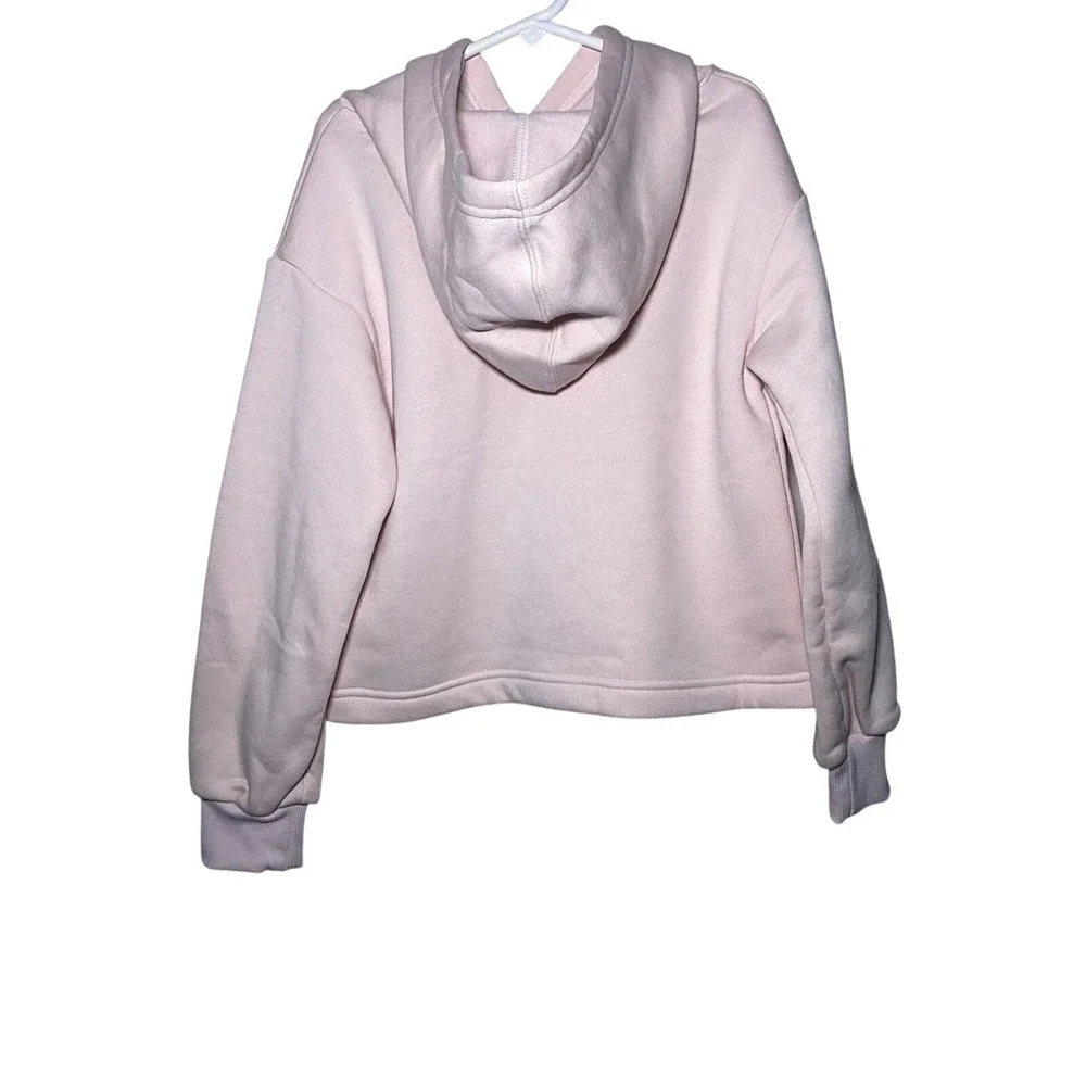 NWT Converse All Star Brand Girls Small 8-10 Years Pink Cropped Hoodie
